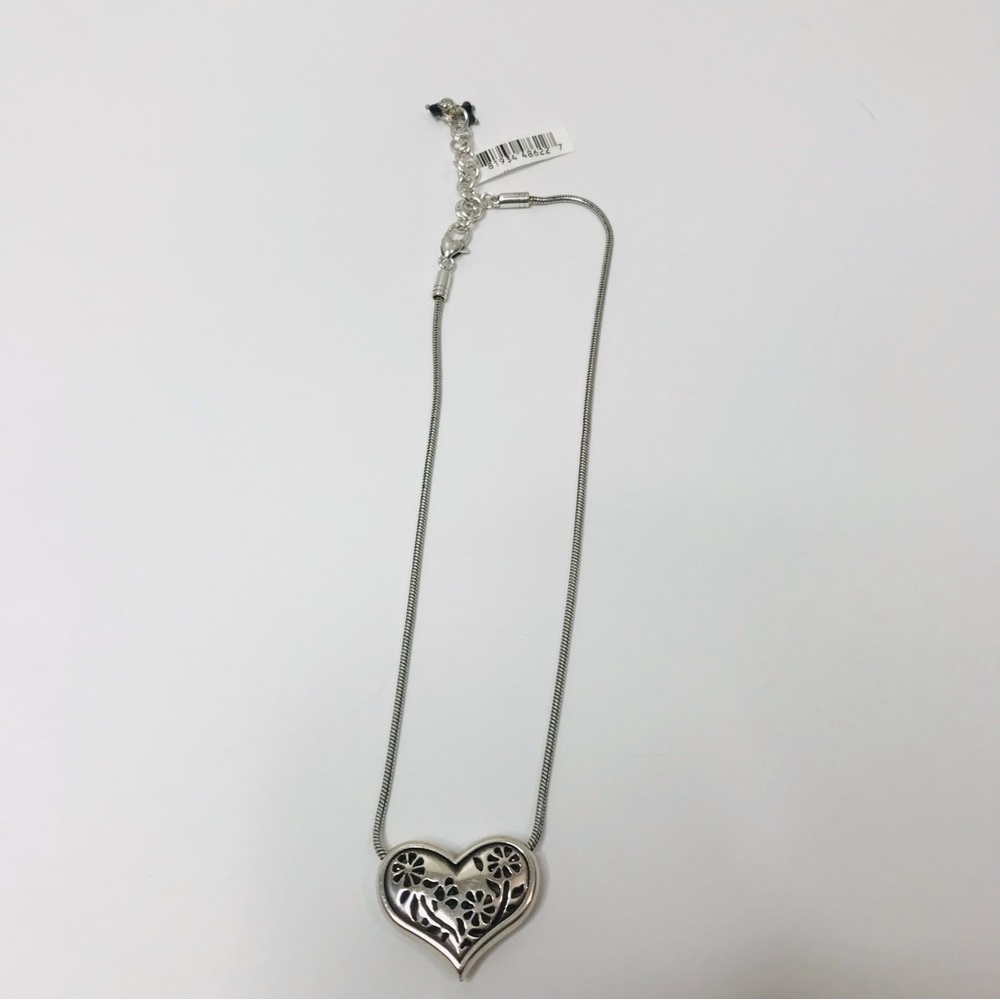 New BRIGHTON Silver Heart Pendant Necklace